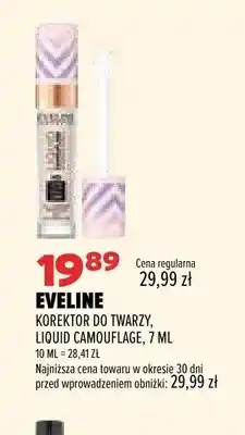 Drogerie Natura Korektor do twarzy Eveline Liquid Camouflage oferta