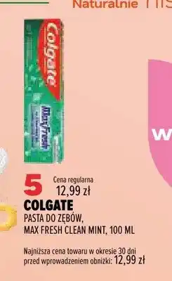 Drogerie Natura Pasta do zębów Colgate Max Fresh Clean Mint oferta