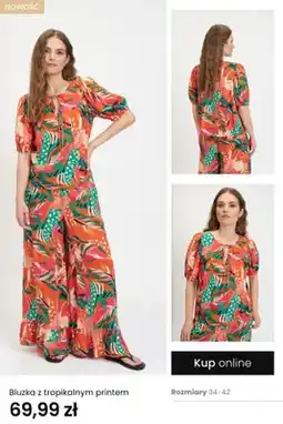 Top Secret Bluzka damska z tropikalnym printem oferta