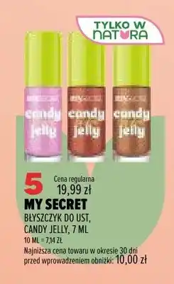 Drogerie Natura Błyszczyk do ust My Secret Candy Jelly oferta