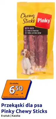 Action Przekąski dla psa Pinky Chewy Sticks Kaczka oferta