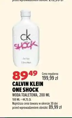 Drogerie Natura Woda toaletowa Calvin Klein One Shock oferta