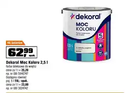 OBI Farba lateksowa Dekoral Moc Koloru oferta