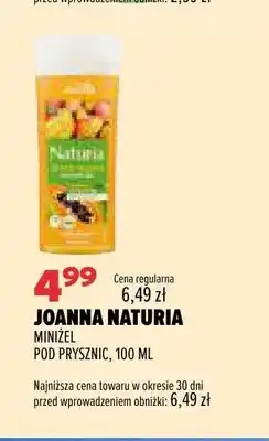 Drogerie Natura Mini żel pod prysznic Joanna Naturia oferta