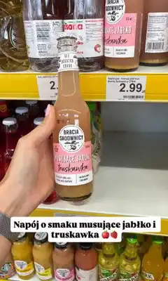 Dino Napój gazowany Musujące Jabłko truskawka Bracia Sadownicy oferta