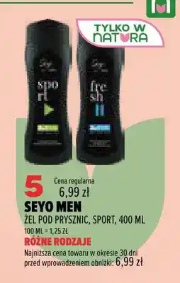 Drogerie Natura Żel pod prysznic Seyo Men Fresh oferta