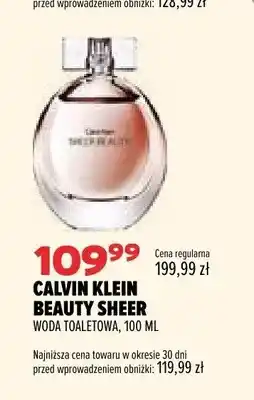 Drogerie Natura Woda toaletowa Calvin Klein Beauty Sheer oferta