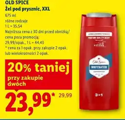Lidl Żel pod prysznic Old Spice Whitewater XXL oferta