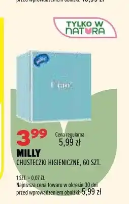 Drogerie Natura Chusteczki higieniczne Milly oferta