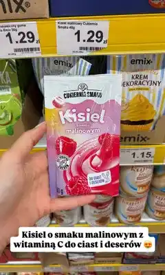Dino Kisiel o smaku malinowym Cukiernia Smaku oferta