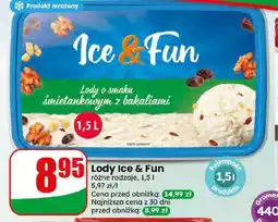 Dino Lody Ice & Fun o smaku śmietankowym z bakaliami oferta
