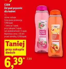 Lidl Żel pod prysznic dla kobiet Cien Jaśminowa aura oferta