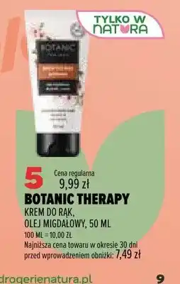 Drogerie Natura Krem do rąk Botanic Therapy Olej Migdałowy oferta