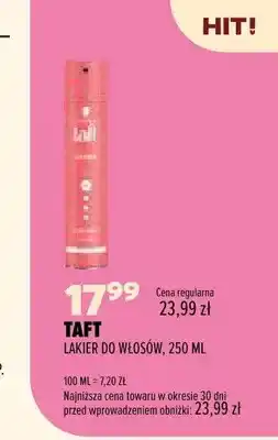 Drogerie Natura Lakier do włosów Taft oferta