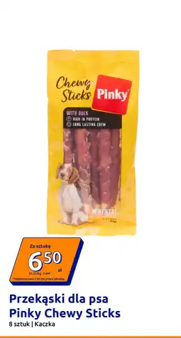 Action Przekąskiki dla psa Pinky Chewy Sticks oferta