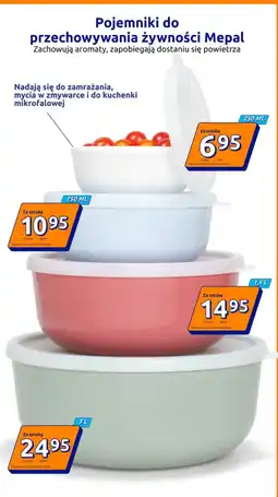 Action Pojemniki do przechowywania żywności Mepal oferta