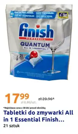 Action Tabletki do zmywarki All in 1 Essential Finish oferta