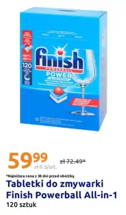 Action Tabletki do zmywarki Finish Powerball All-in-1 oferta