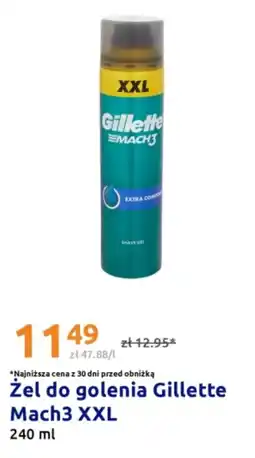 Action Żel do golenia Gillette Mach3 XXL oferta