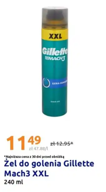 Action Żel do golenia Gillette Mach3 XXL oferta