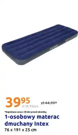 Action 1-osobowy materac dmuchany Intex oferta