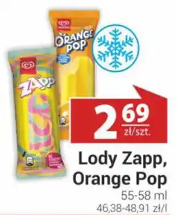 Nasz Sklep Lody Zapp, Orange Pop oferta