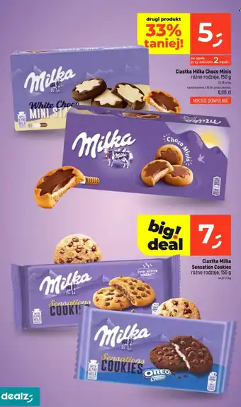 Dealz Ciastka Milka Choco Minis oferta