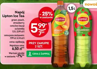 Żabka Napój Lipton Ice Tea oferta