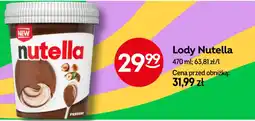 Żabka Lody Nutella oferta