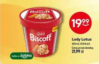 Żabka Lody Lotus Biscoff oferta