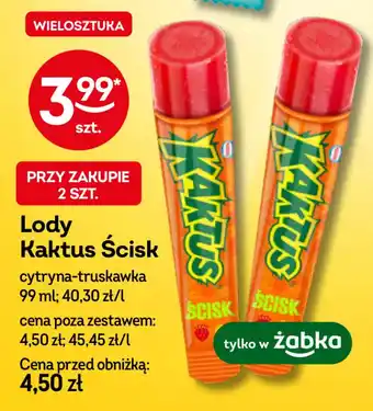 Żabka Lody Kaktus Ścisk oferta