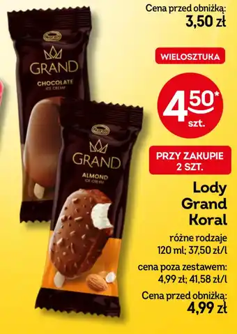 Żabka Lody Grand Koral oferta