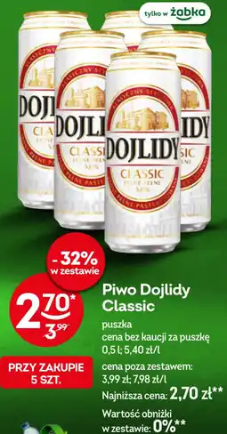 Żabka Piwo Dojlidy Classic oferta
