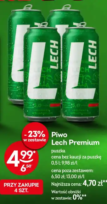 Żabka Piwo Lech Premium oferta