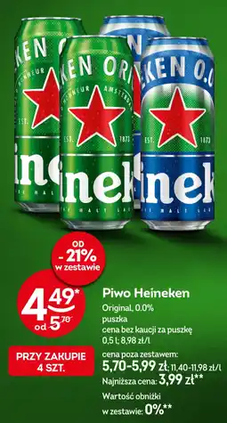 Żabka Piwo Heineken oferta