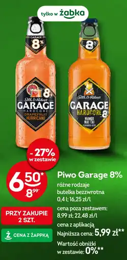 Żabka Piwo Garage 8% oferta