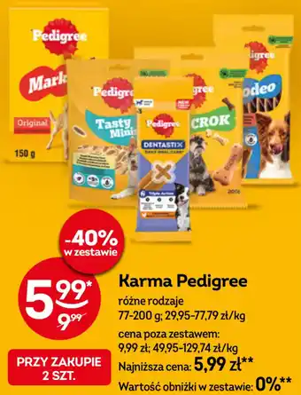 Żabka Karma Pedigree oferta