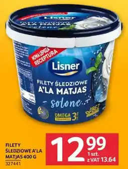 Selgros Filety Śledziowe A'La Matjas Lisner oferta