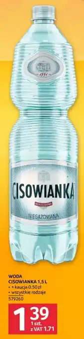 Selgros Woda Cisowianka oferta