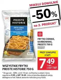 Selgros Frytki Cienkie, Karbowane, Proste Historie oferta