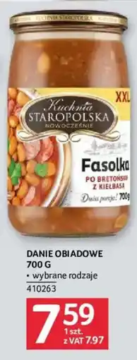 Selgros Kuchnia Staropolska Fasolka po bretońskim z kiełbasą oferta