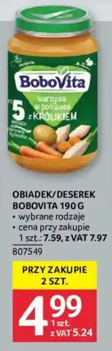 Selgros Obiadek/Deserek BoboVita oferta