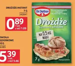 Selgros Drożdze Suszone instant oferta
