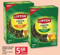Selgros Herbata zielona sypana Lipton oferta