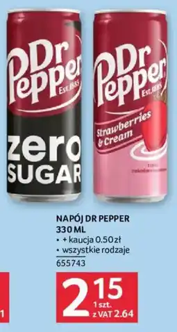 Selgros Napój Dr Pepper oferta