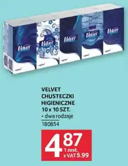 Selgros Chusteczki higieniczne Velver oferta