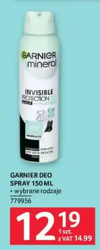 Selgros Garnier Mineral Invisible Protection Black oferta