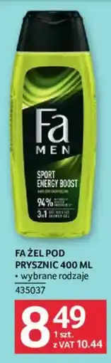 Selgros Fa Men Żel pod prysznic oferta