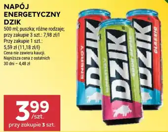 Stokrotka Napój energetyczny Dzik oferta