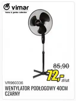 Unimet Wentylator Podłogowy 40cm Czarny oferta
